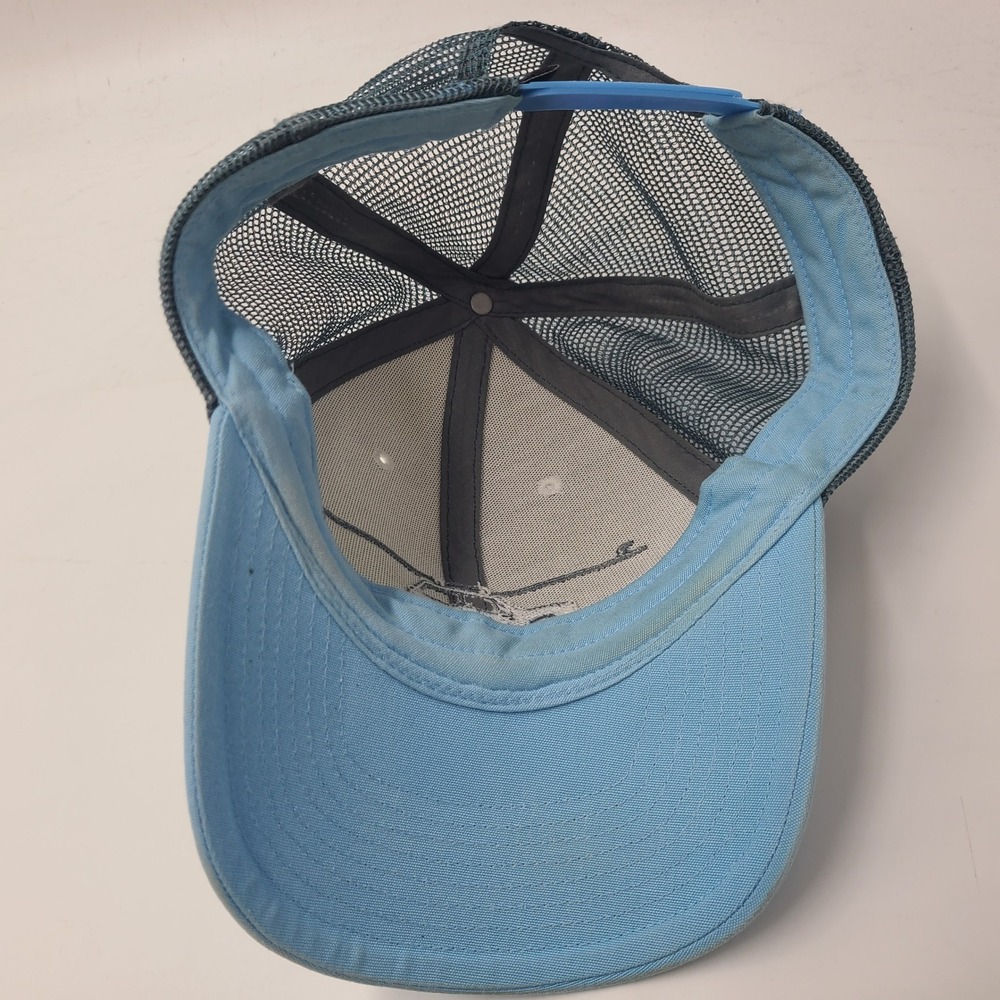 Patagonia Hat Snapback Trucker Mesh Blue White Live Simply Surf Car Logo Men - Picture 12 of 14